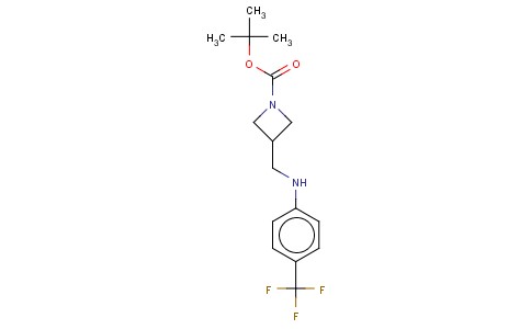 1-BOC-3-[[(4-TRIFLUOROMETHYL-PHENYL)-AMINO]-METHYL]-AZETIDINE